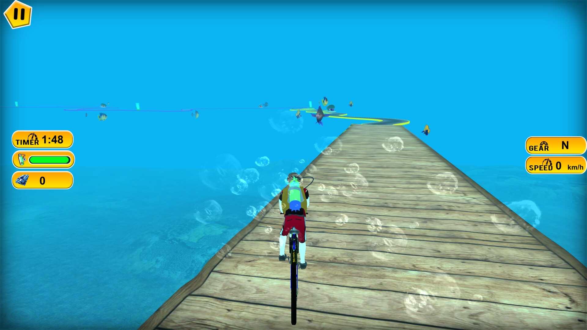 Underwater Cycling screenshot 1