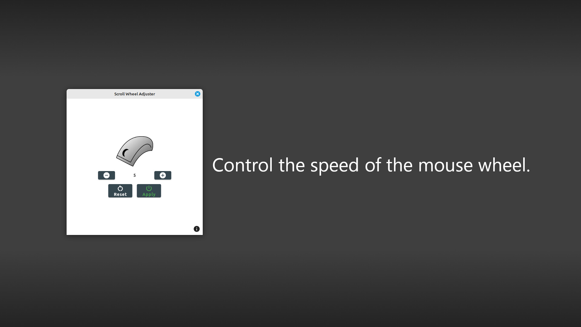 Scroll Wheel Adjuster screenshot 1