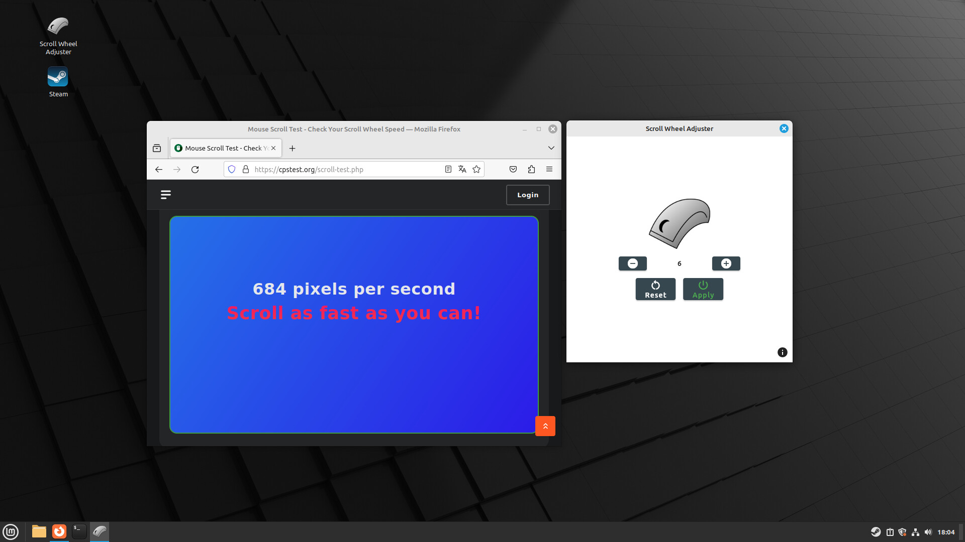 Scroll Wheel Adjuster screenshot 2