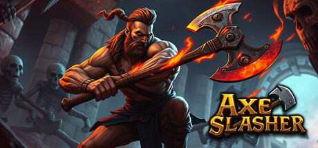 Axe Slasher: Roguelike Dungeon Crawler: header artwork