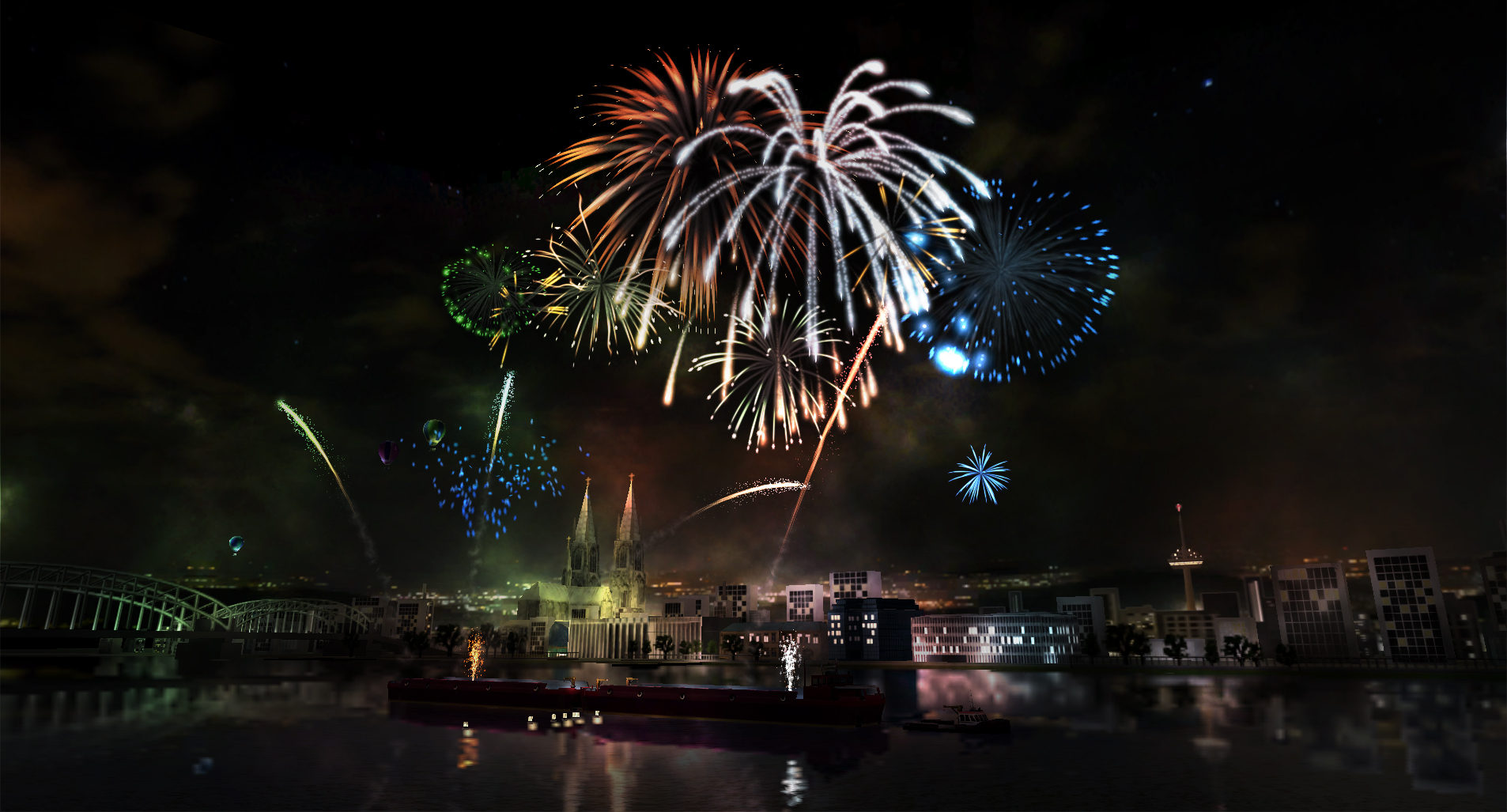 Fireworks Simulator screenshot 1