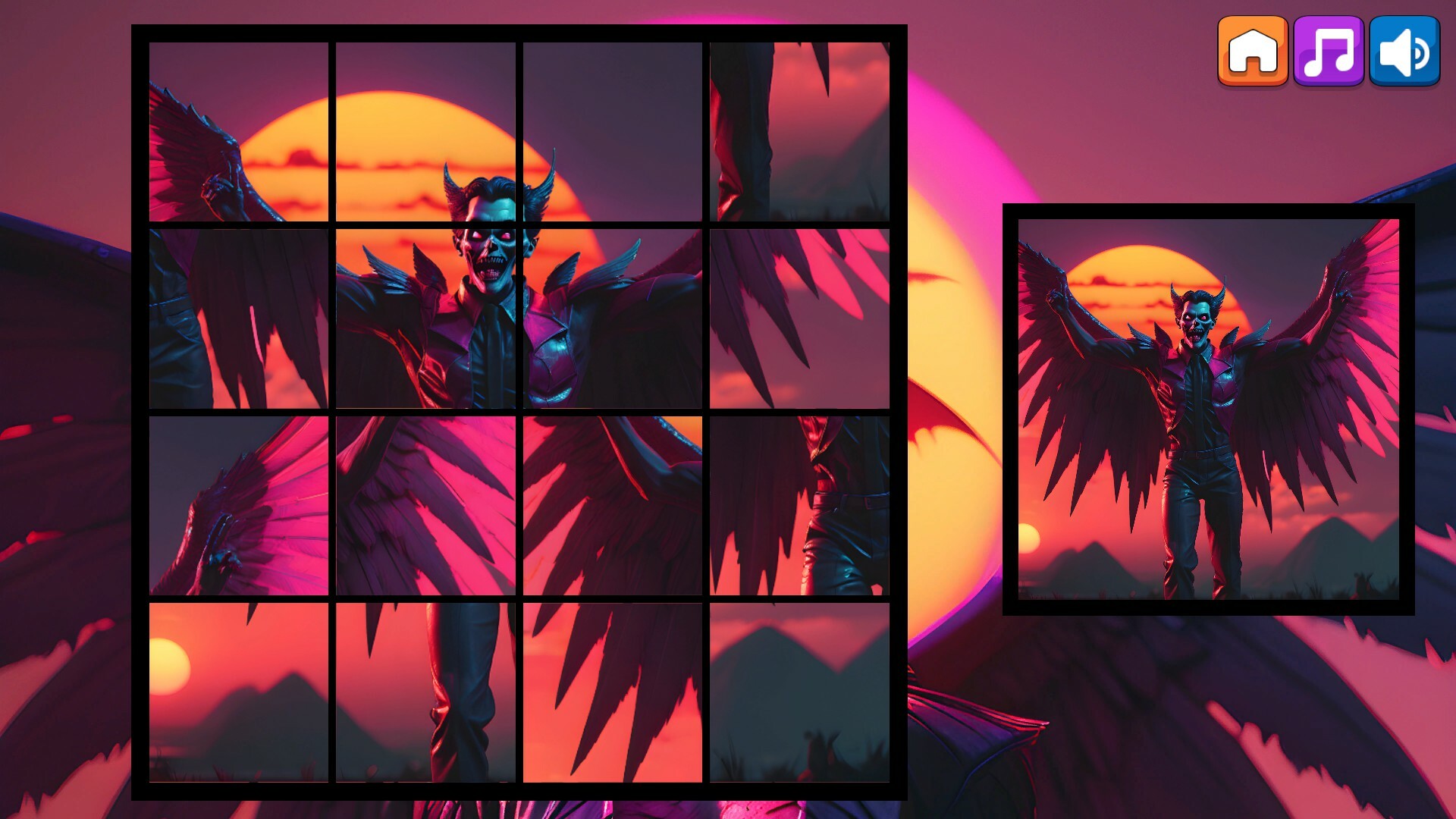 OG Puzzlers: Synthwave Vampires screenshot 1
