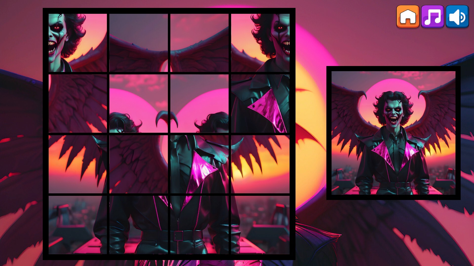 OG Puzzlers: Synthwave Vampires screenshot 5