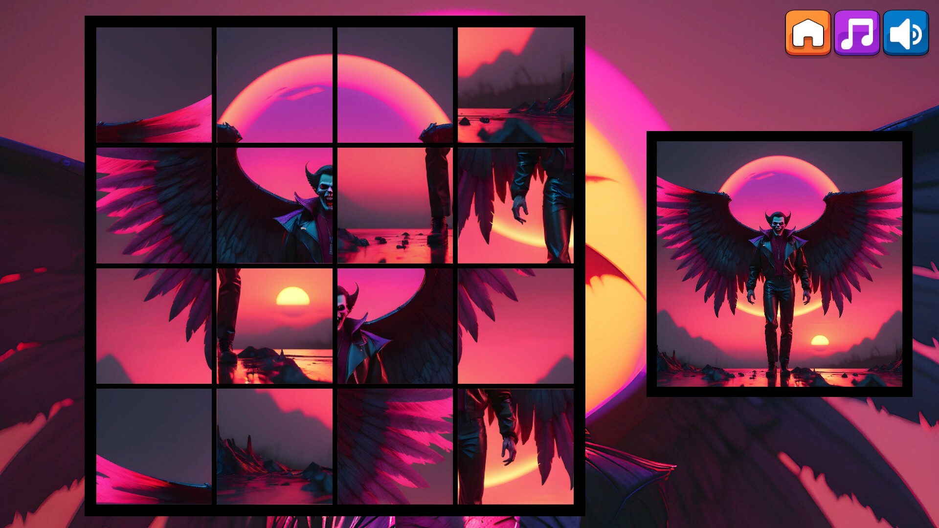 OG Puzzlers: Synthwave Vampires screenshot 2