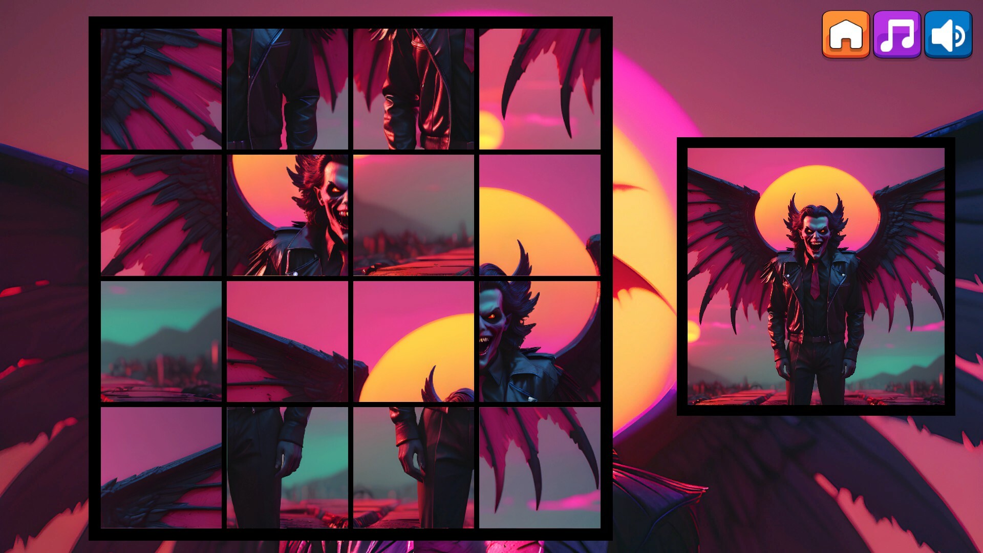 OG Puzzlers: Synthwave Vampires screenshot 6