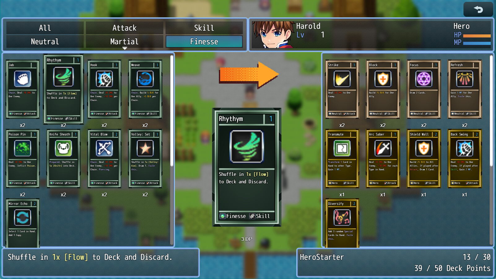 RPG Maker MZ - Card Game Combat Deckbuilder Engine screenshot 3