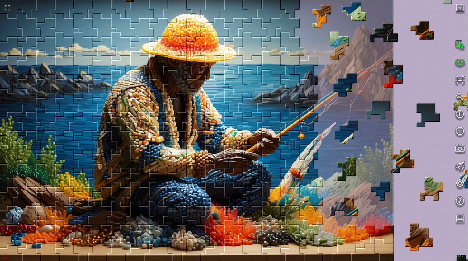 Master of Pieces © Jigsaw Puzzle - Beadwoven Beauty screenshot 2