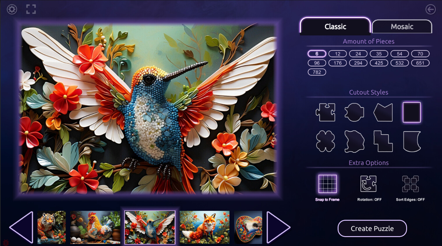 Master of Pieces © Jigsaw Puzzle - Beadwoven Beauty screenshot 3