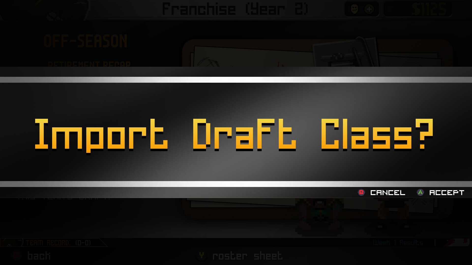 Legend Bowl - Draft Class Feature Pack screenshot 1