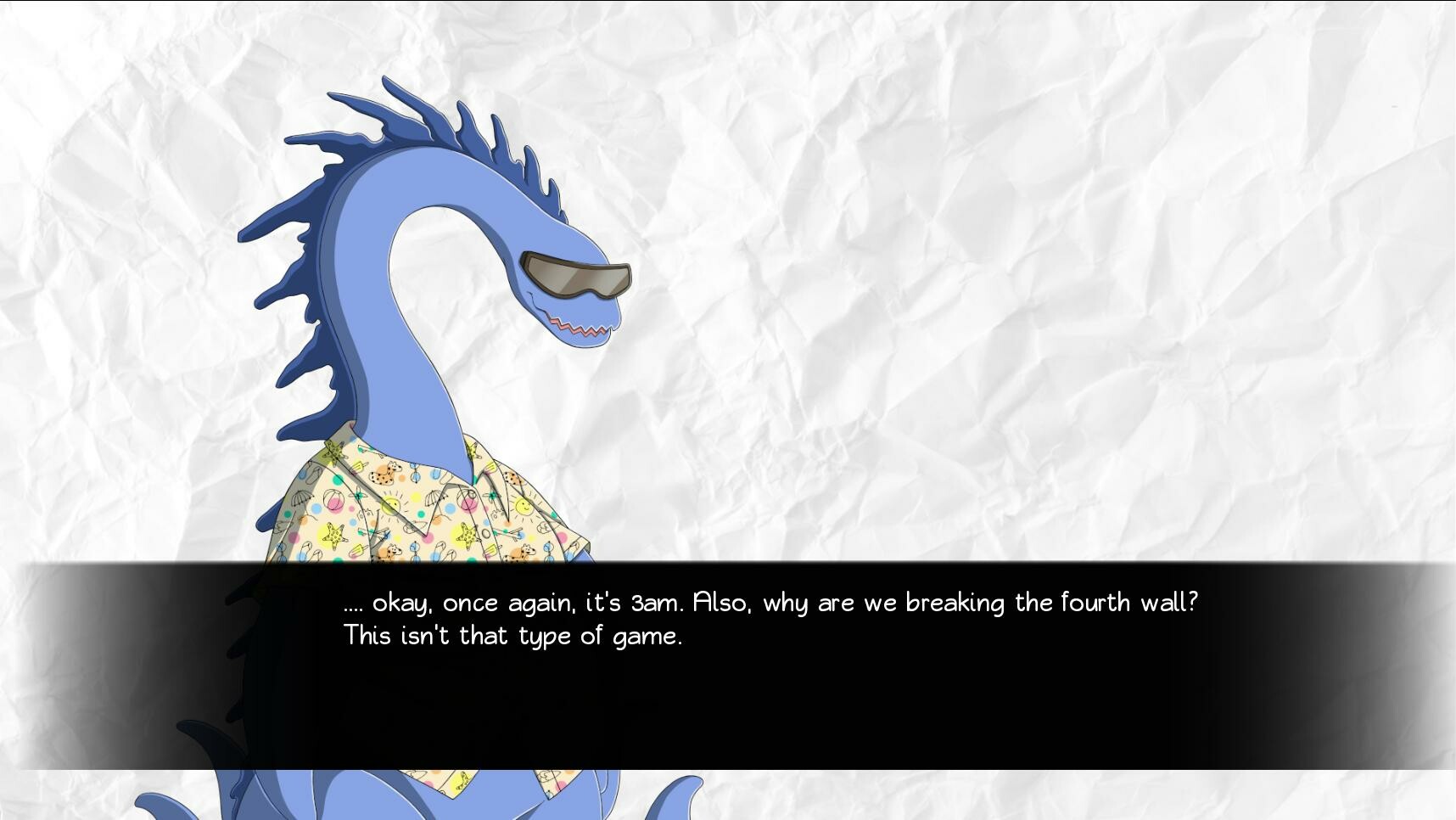 Tentacle Prawn: (Actually) A Cthulhu Dating Sim New Game+ Benefits HD screenshot 1