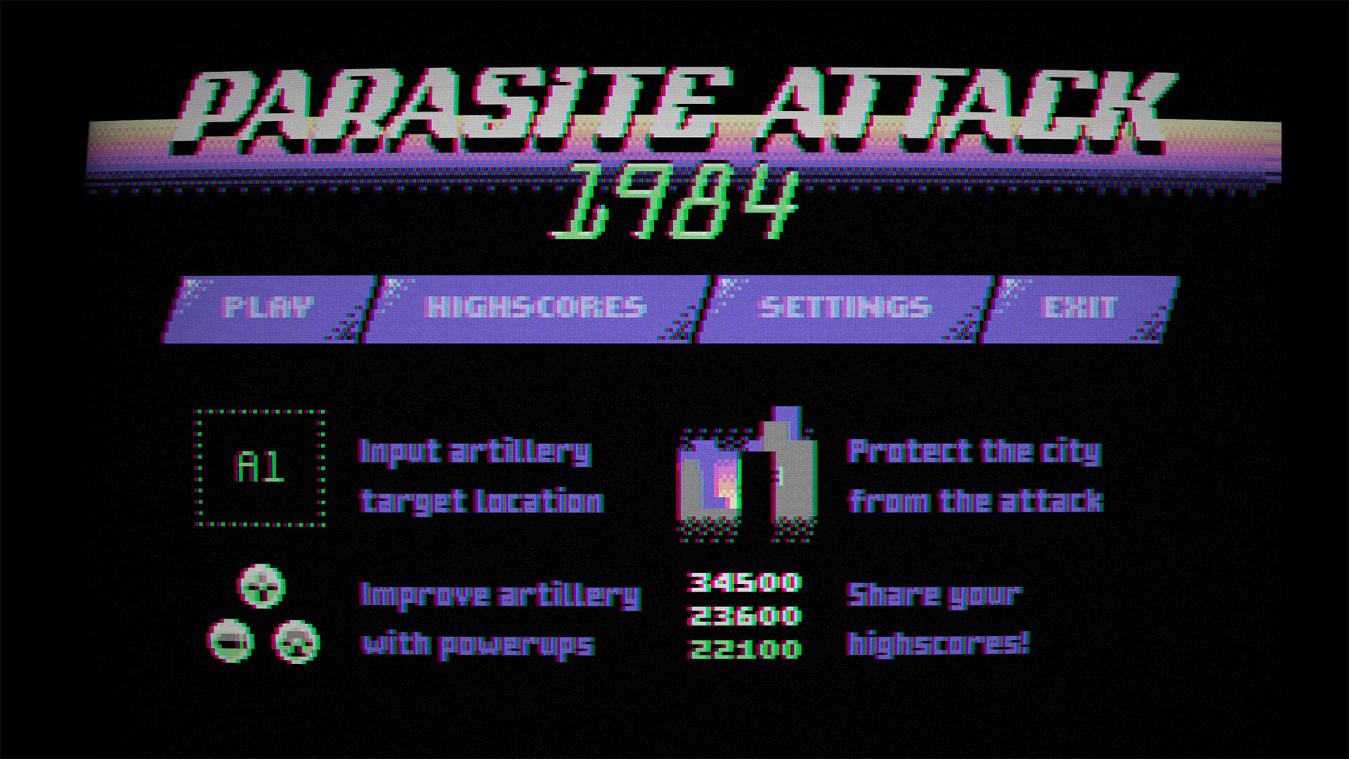Parasite Attack 1984 screenshot 5