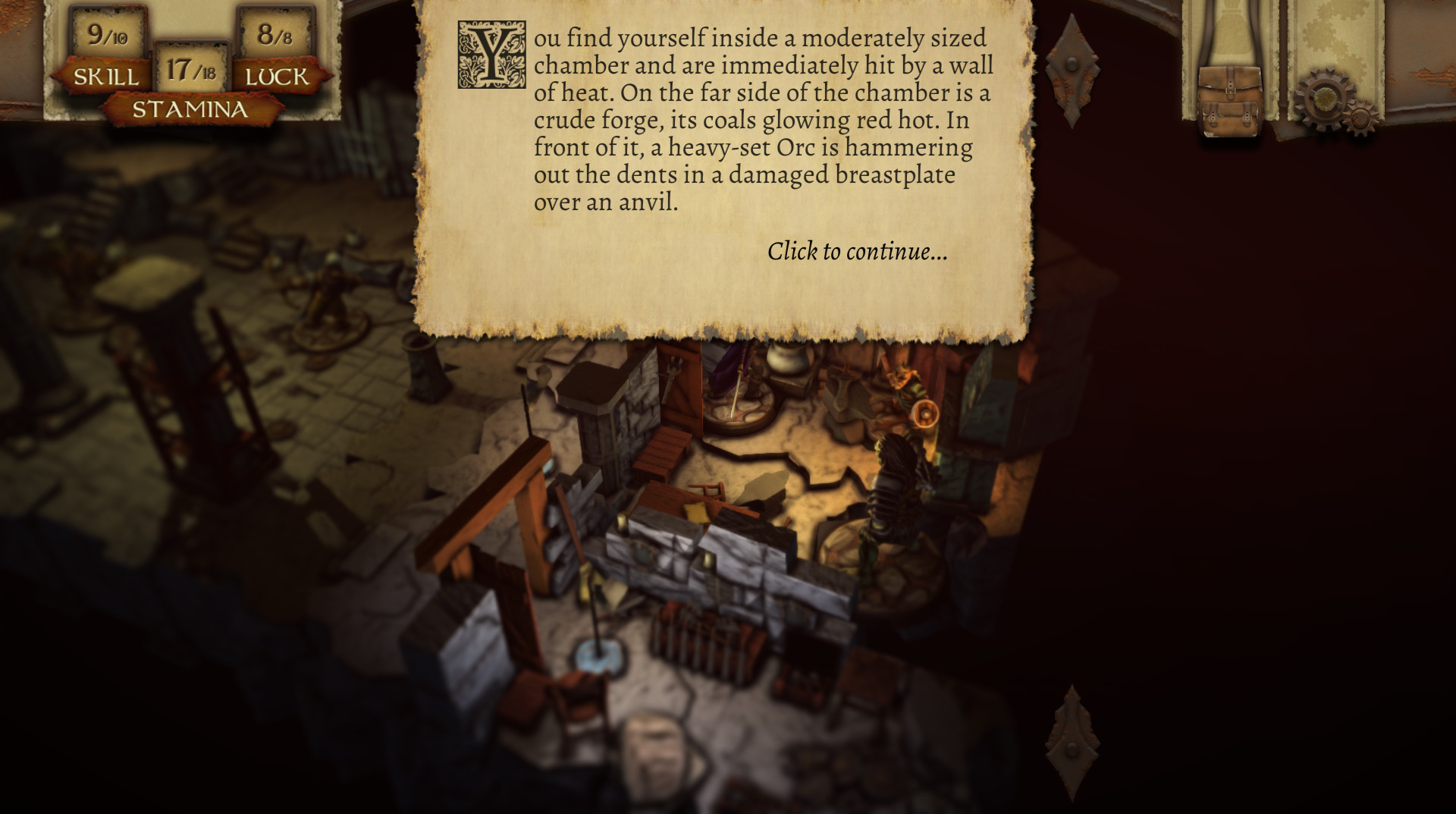 The Warlock of Firetop Mountain screenshot 4