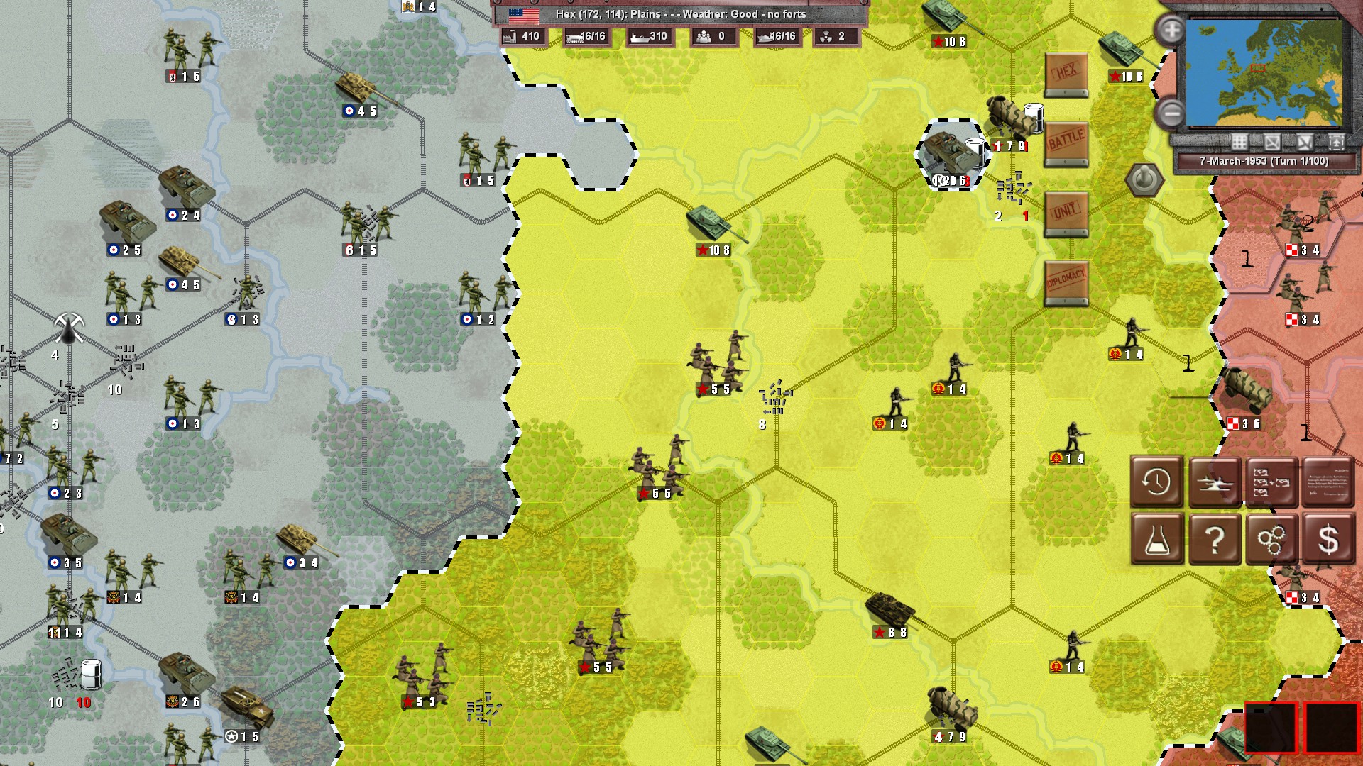 1953: NATO vs Warsaw Pact screenshot 2