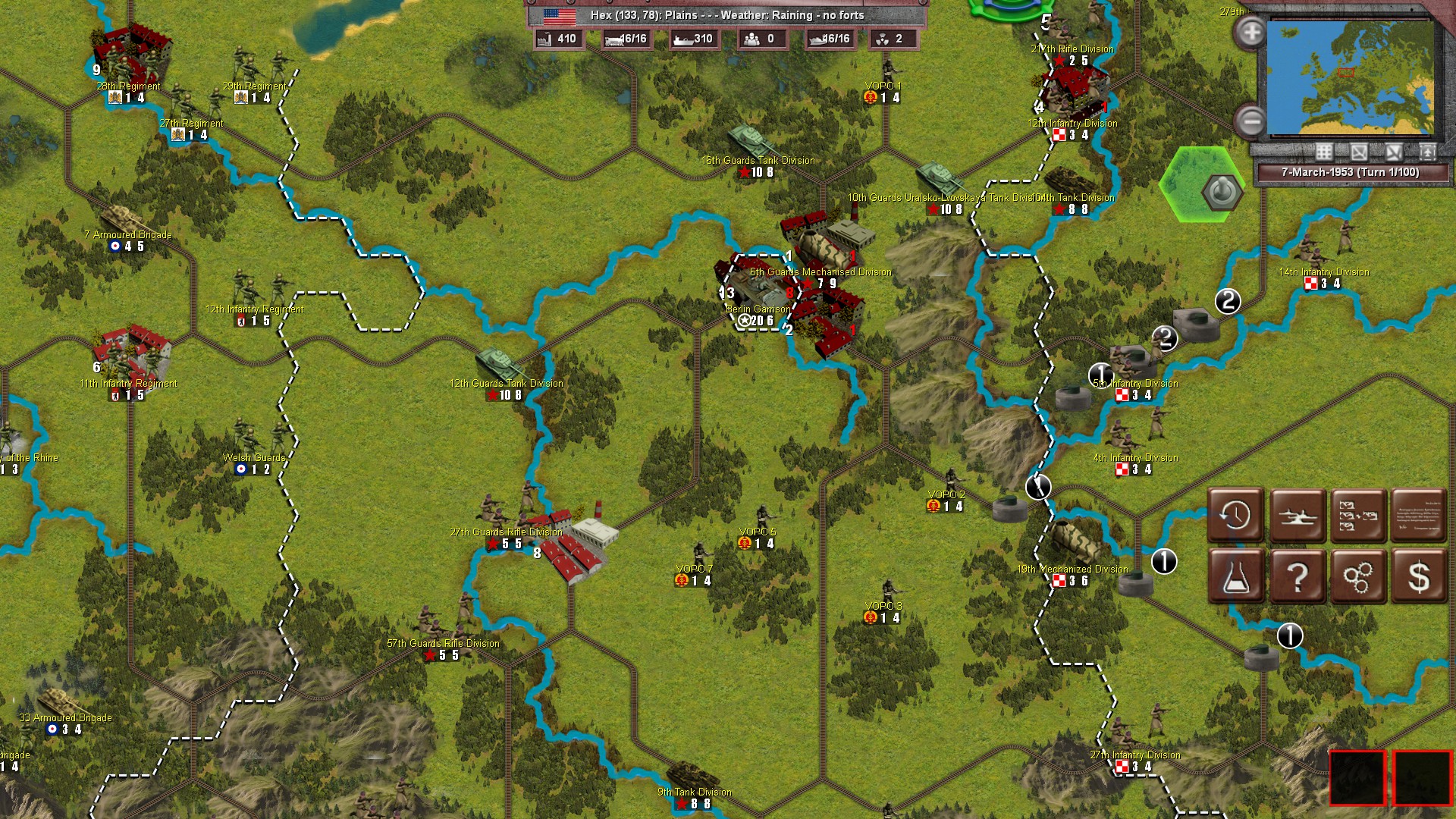 1953: NATO vs Warsaw Pact screenshot 1