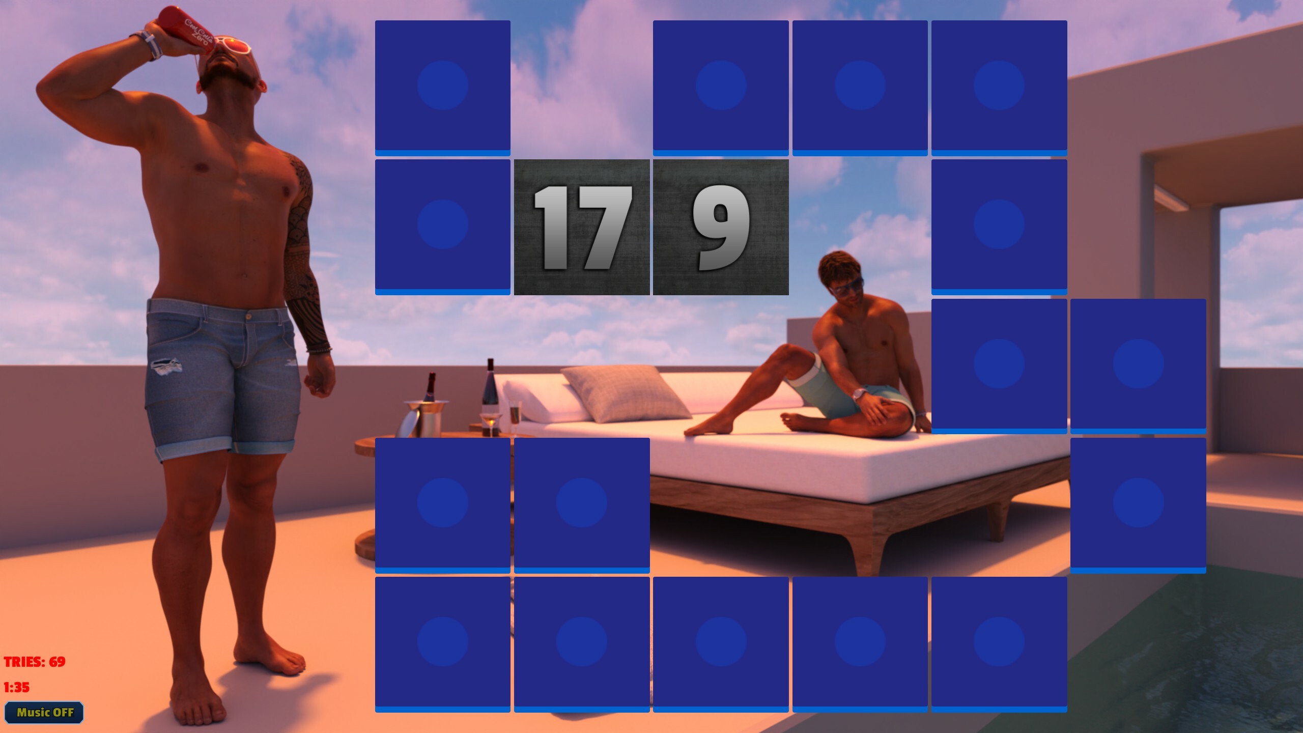 Sexy Memory Puzzle - Gay Pool screenshot 2