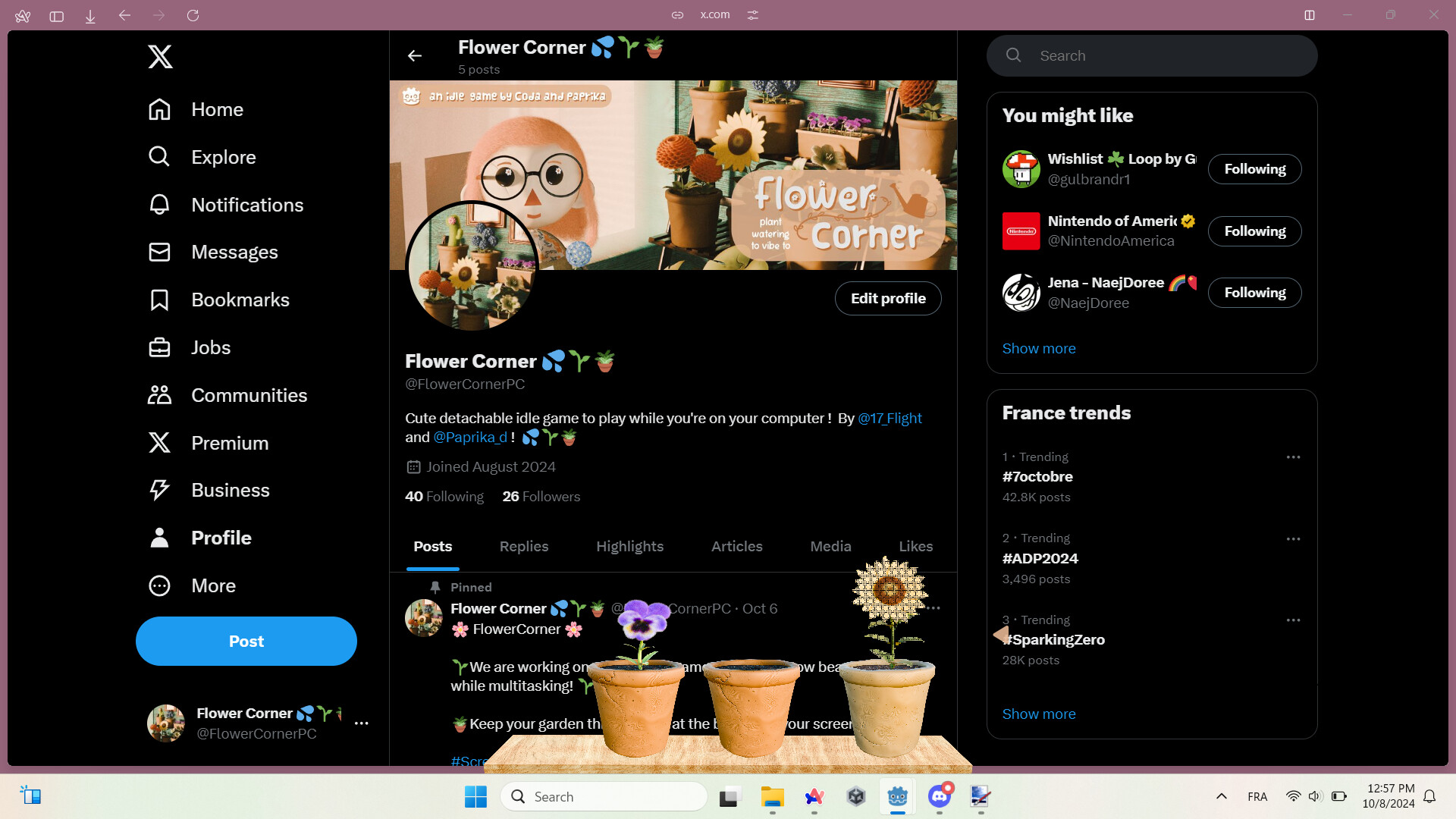 FlowerCorner screenshot 2