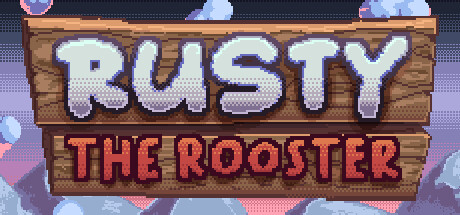Rusty the Rooster — header artwork