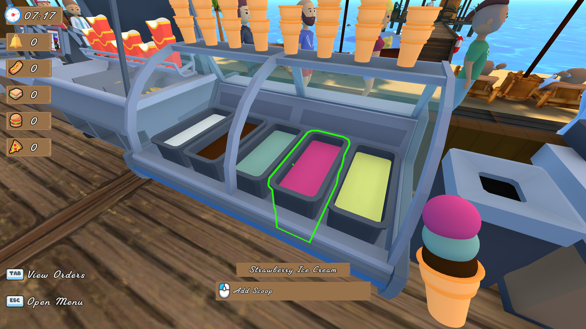 Seaside Cafe Rush Hour screenshot 8