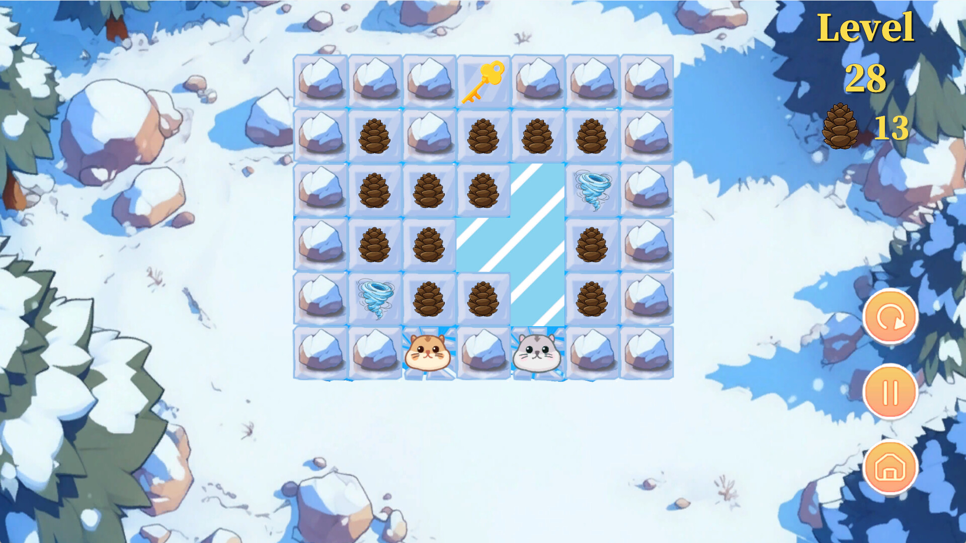 For the pine cone screenshot 7