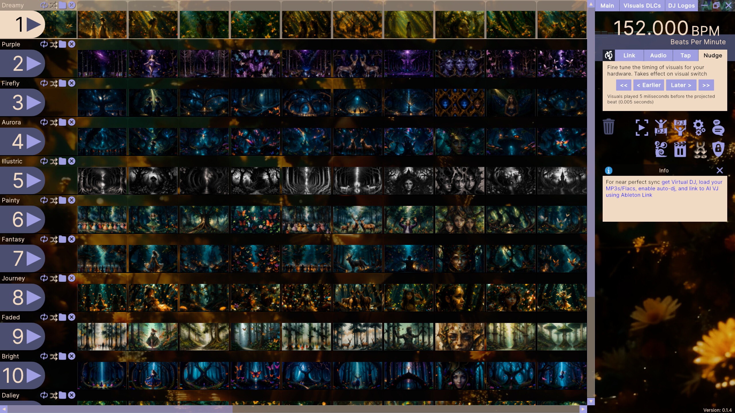 AI-VJ - Magic Forest 2 Visuals screenshot 2