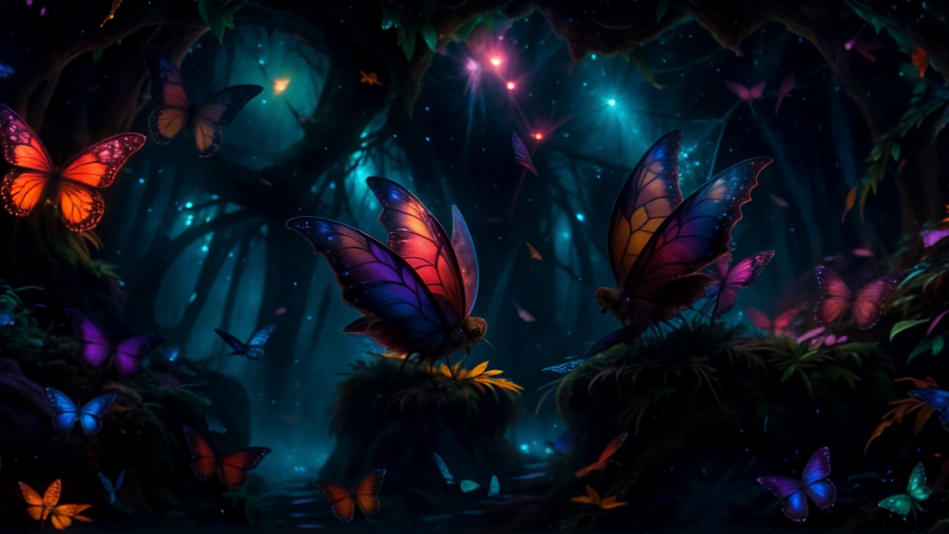 AI-VJ - Magic Forest 2 Visuals screenshot 3