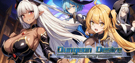 Dungeon Desire: The Sleepless City of Runeheim — Steam header