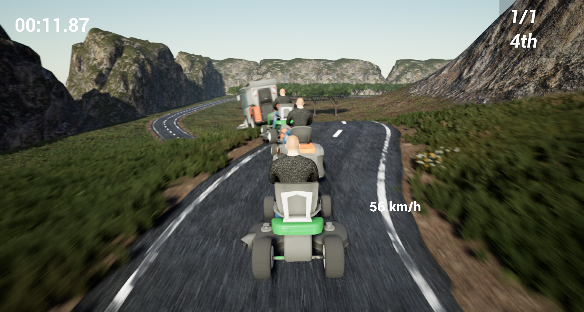 Lawnmower Game Racing 2: Drunken screenshot 3