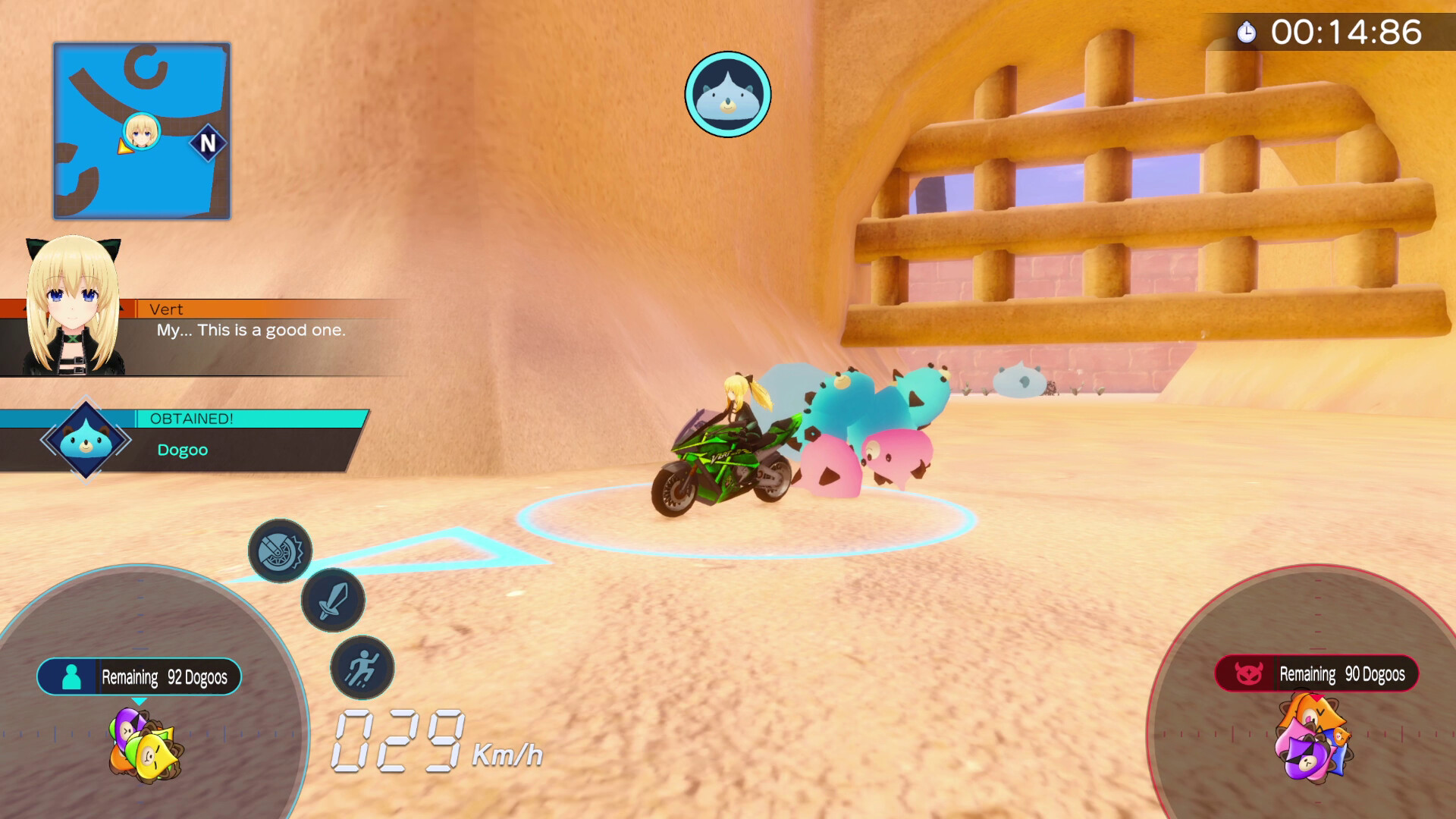 Neptunia Riders VS Dogoos screenshot 11