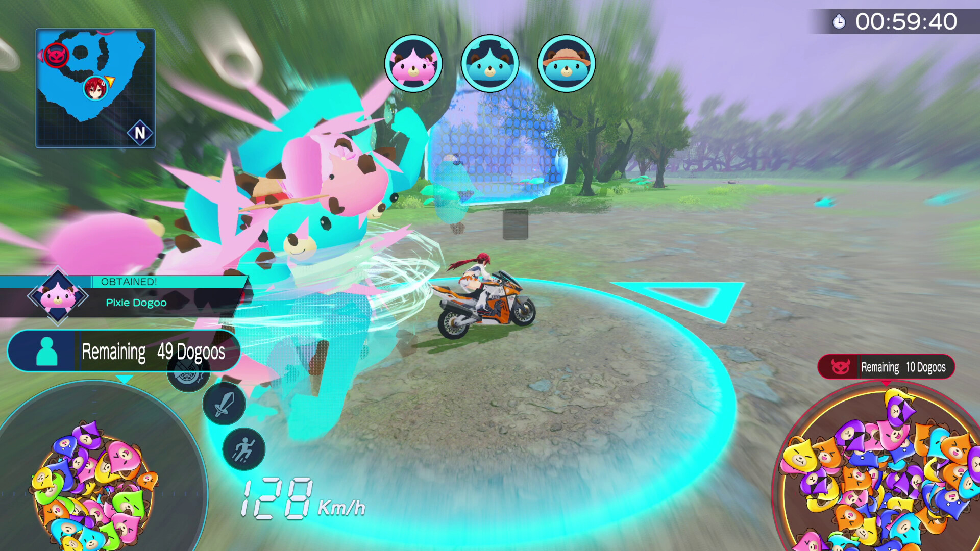 Neptunia Riders VS Dogoos screenshot 10