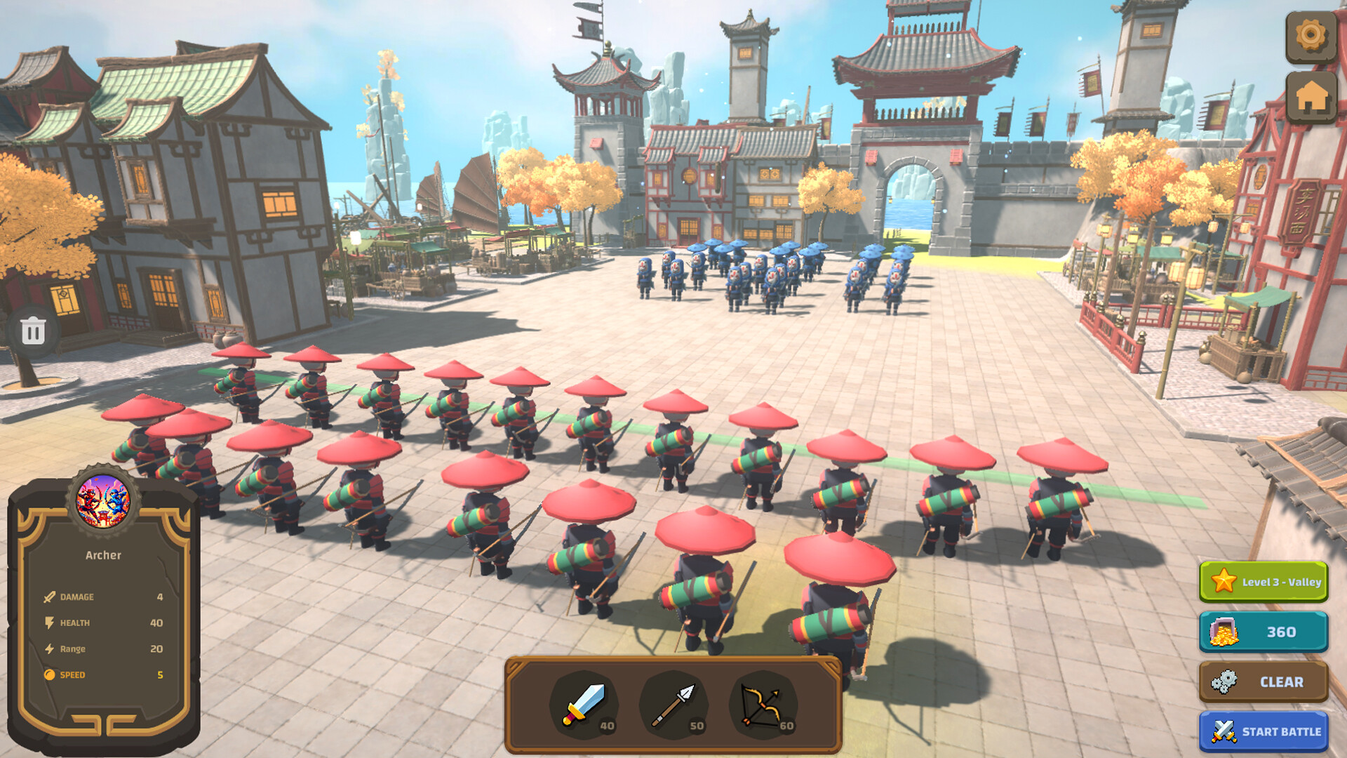 Ninja Wars: Battle Simulator screenshot 1