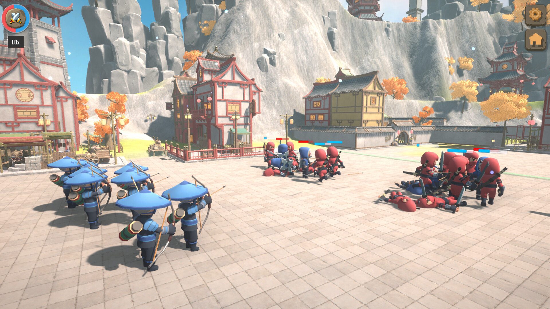 Ninja Wars: Battle Simulator screenshot 2