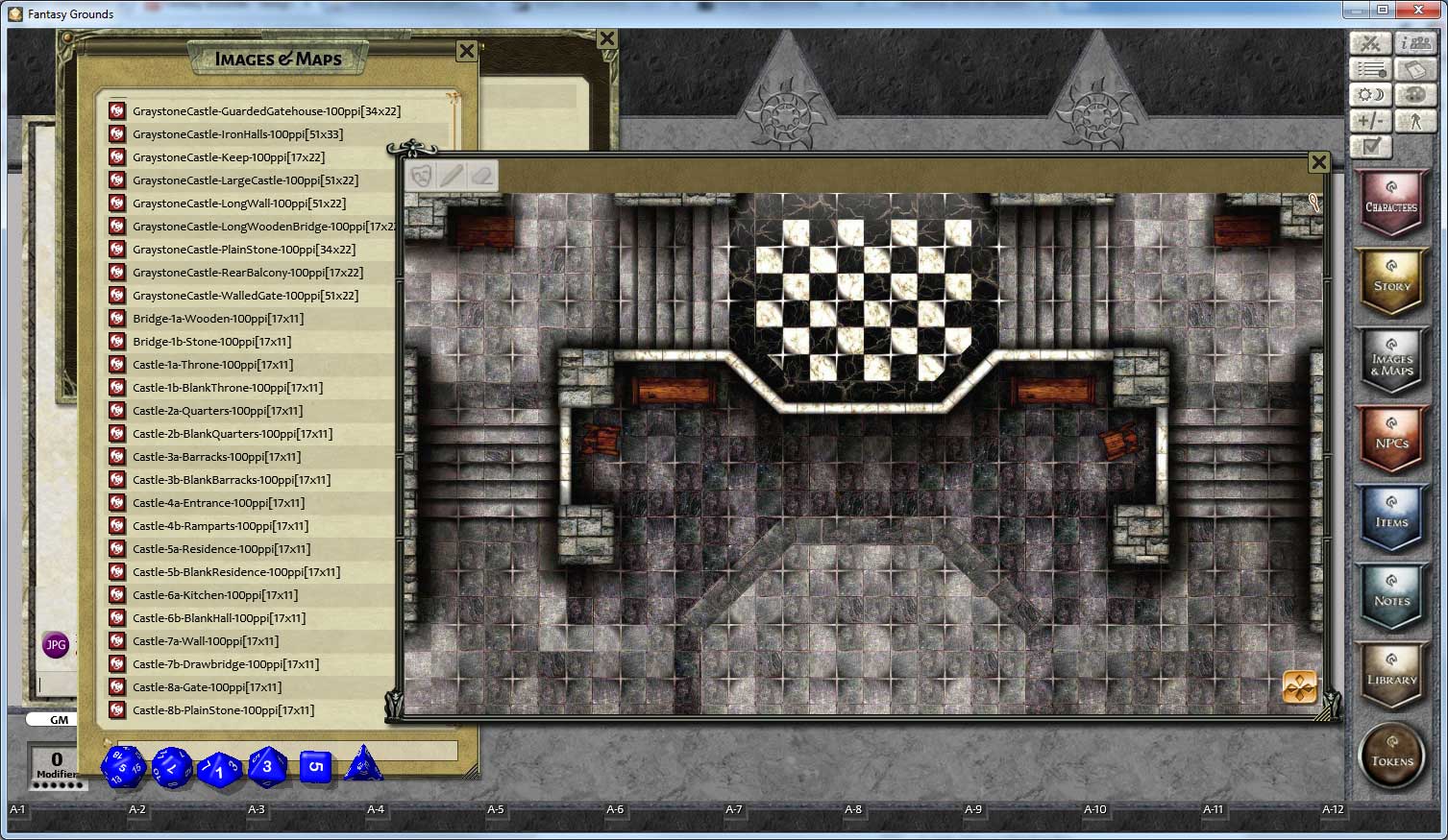 Fantasy Grounds - Maps: Graystone Castle screenshot 1