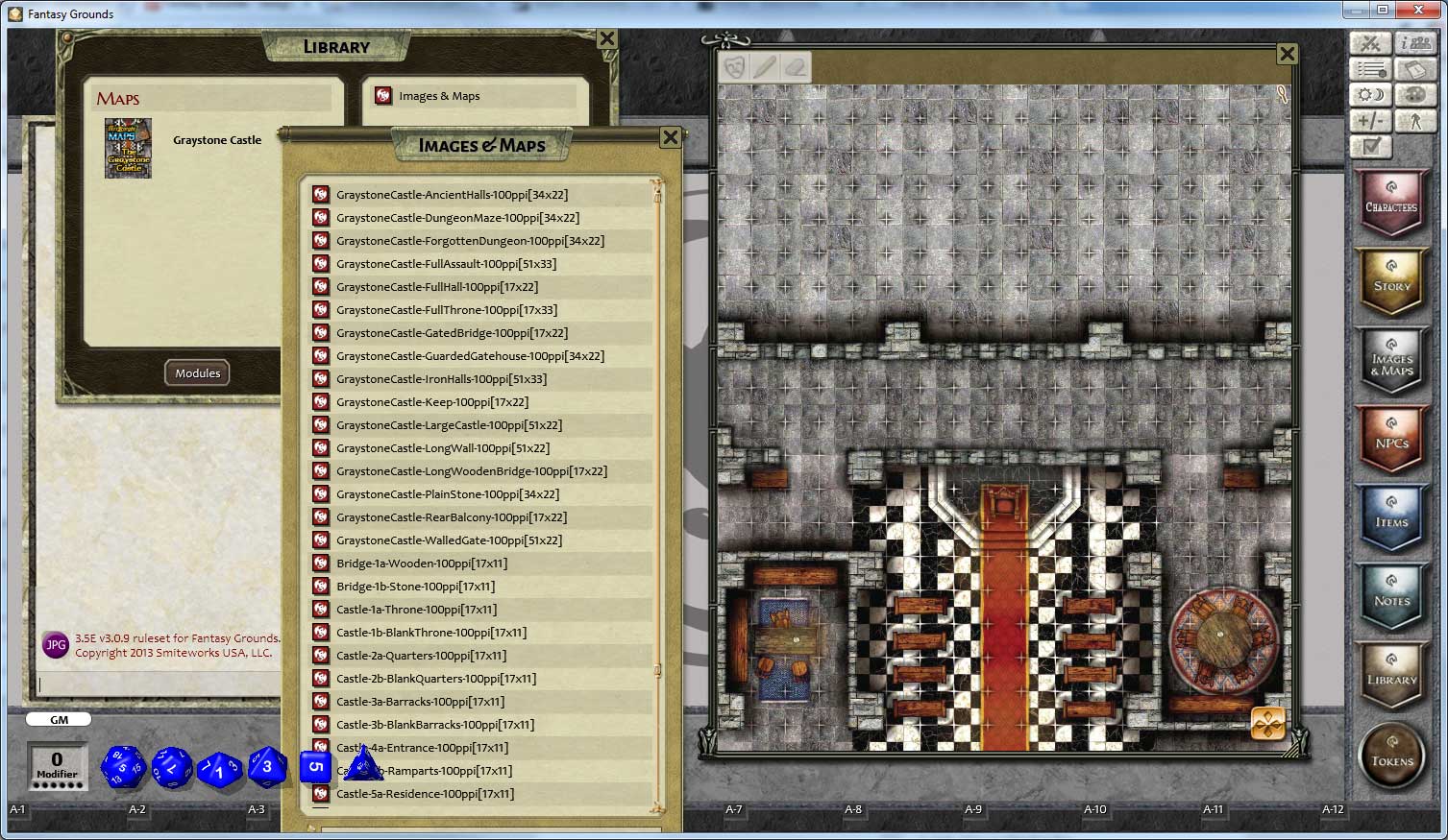 Fantasy Grounds - Maps: Graystone Castle screenshot 2