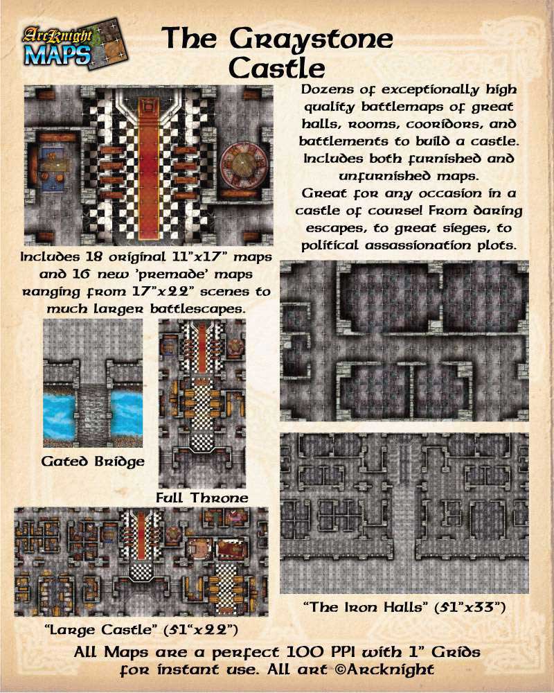 Fantasy Grounds - Maps: Graystone Castle screenshot 3