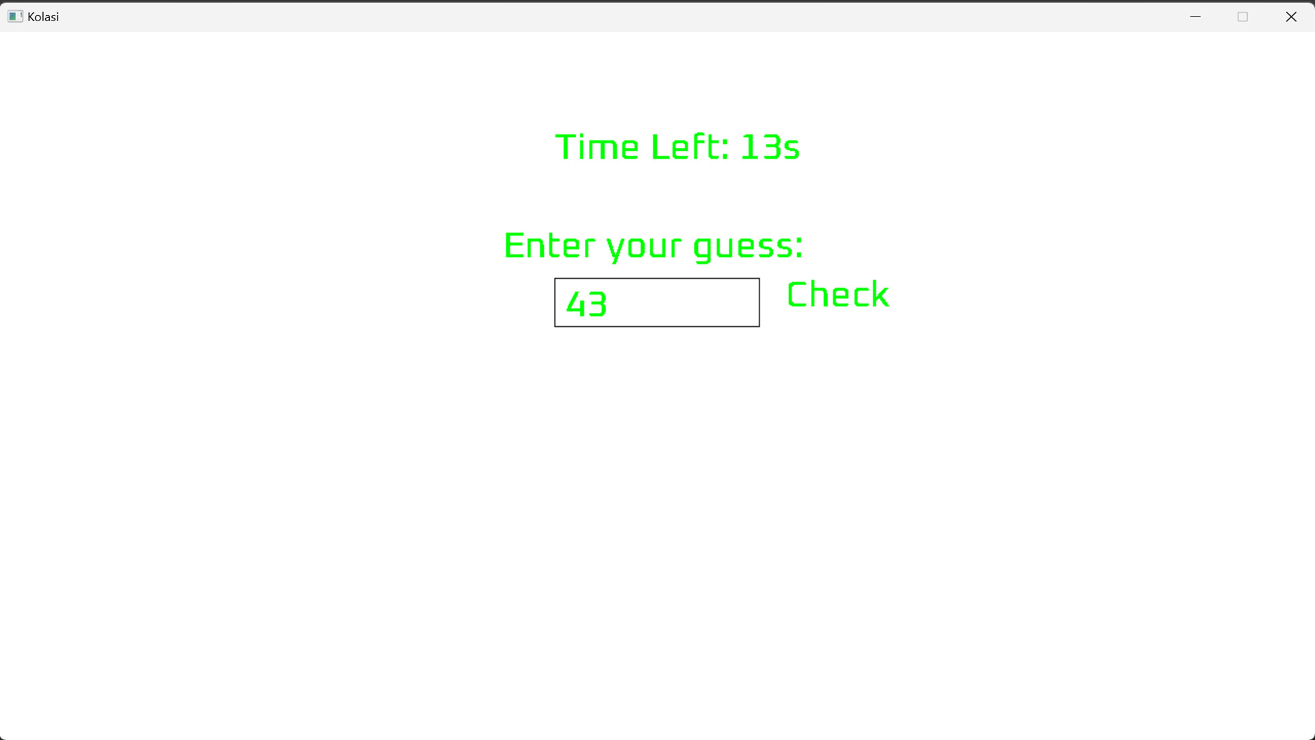 Kolasi - Timed Mode screenshot 1