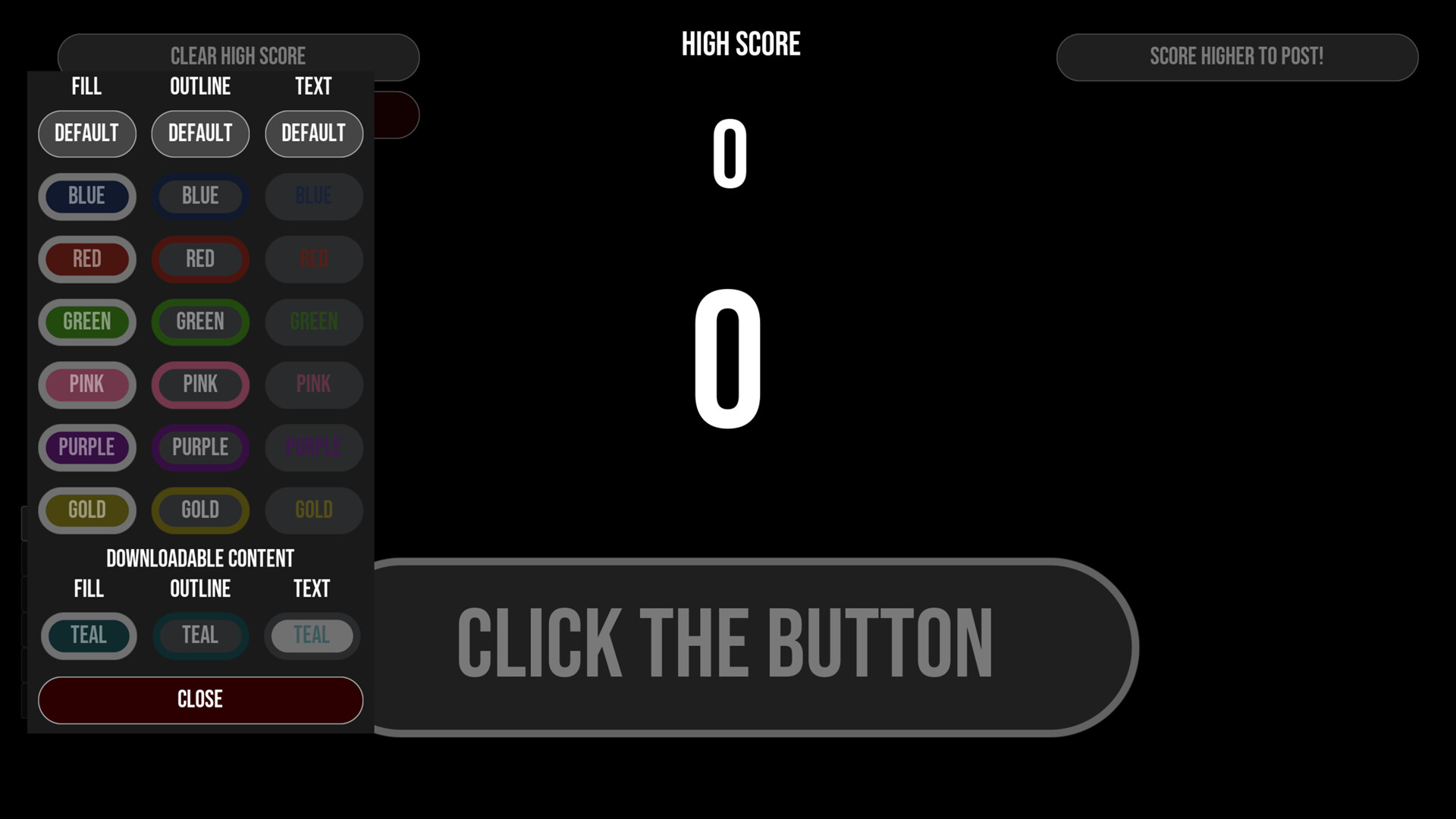 The Button Game - Button Color Pack 1 screenshot 1