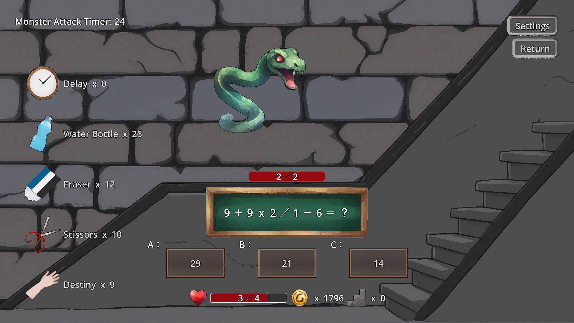Tower Of Arithmetic screenshot 3
