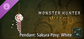 Monster Hunter Wilds - Pendant: Sakura Posy: White