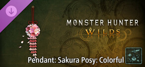 Monster Hunter Wilds - Pendant: Sakura Posy: Colorful