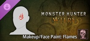 Monster Hunter Wilds - เครื่องสำอาง/การเพ้นท์หน้า: เปลวไฟ