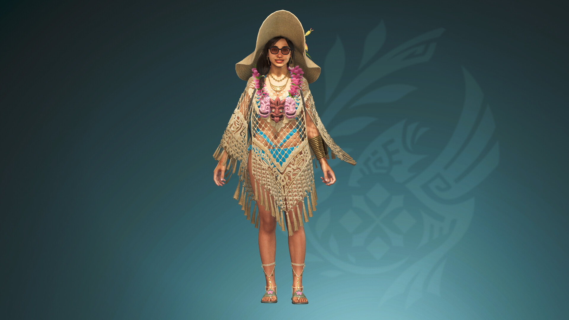 Monster Hunter Wilds - Alma Outfit: Summer Poncho screenshot 1