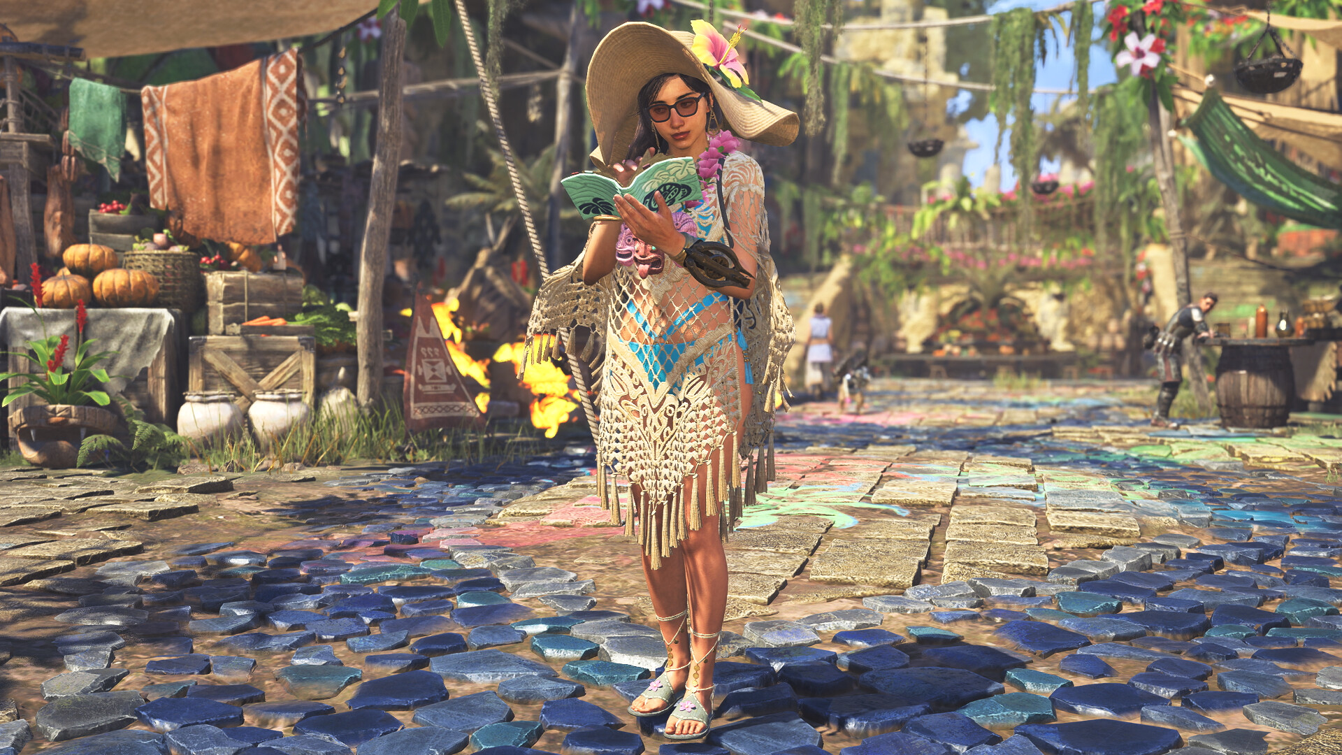 Monster Hunter Wilds - Alma Outfit: Summer Poncho screenshot 3