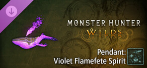 Monster Hunter Wilds - Pendant: Violet Flamefete Spirit