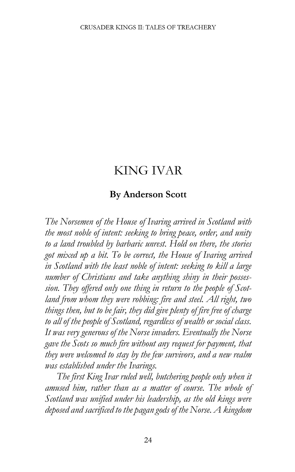 Crusader Kings II: Tales of Treachery EBook screenshot 4