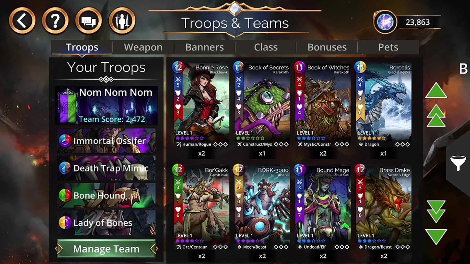 Gems of War screenshot 2