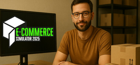 E-Commerce Simulator 2025 — Steam header