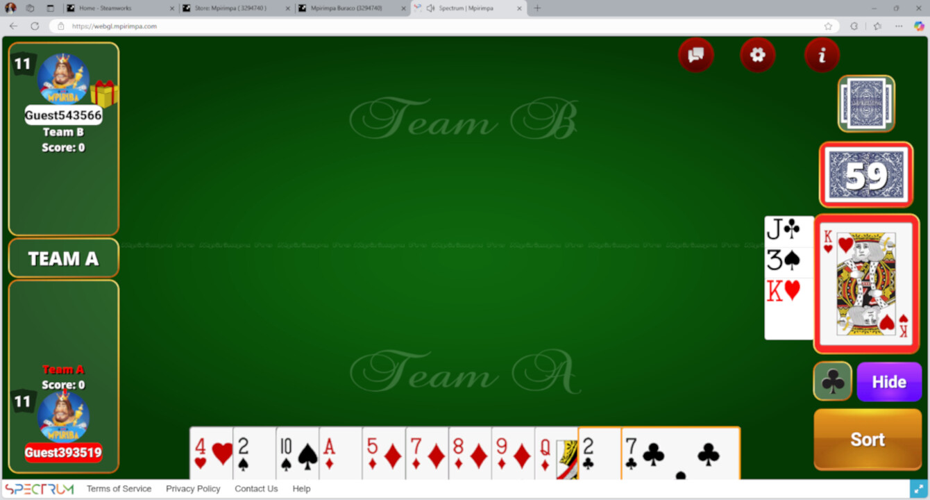 Mpirimpa Buraco screenshot 2