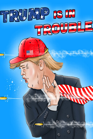 Trump is in trouble