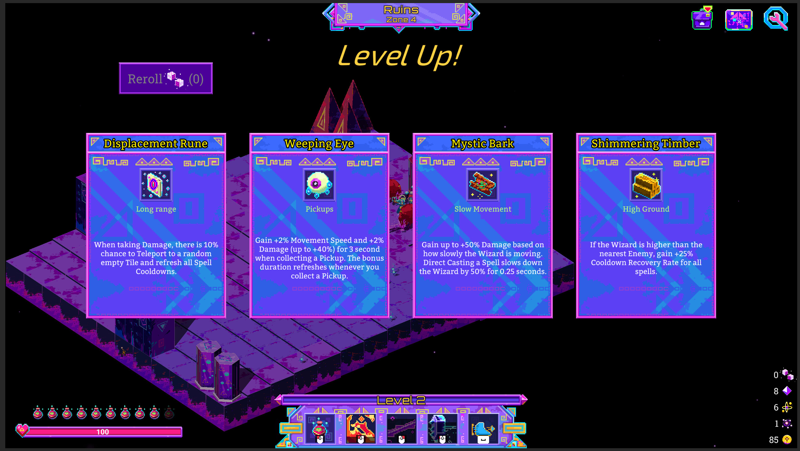 Neon Spellstorm screenshot 4