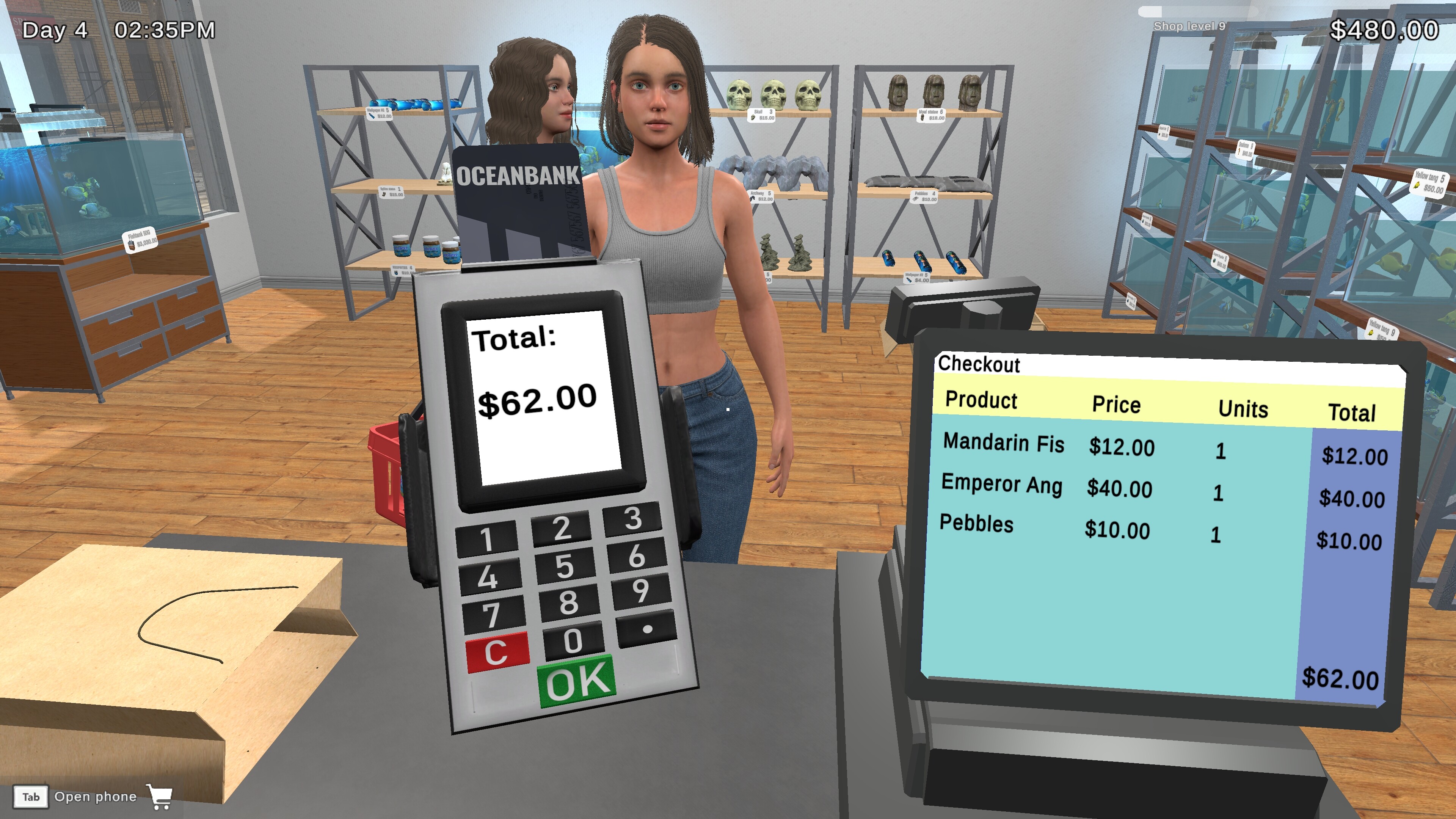 Fish Shop Simulator screenshot 1